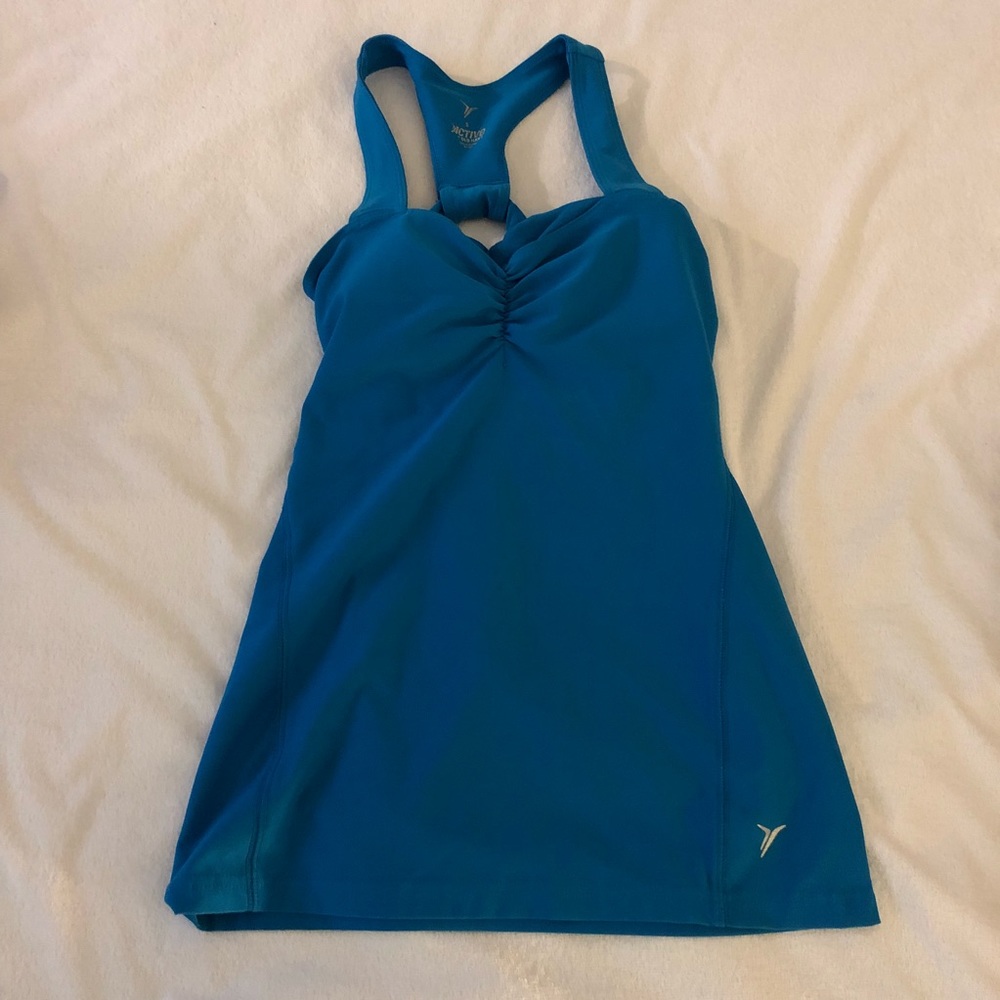 Old Navy active workout top small blue